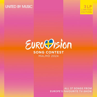 VARIOUS - Eurovision Song Contest Malmö 2024 - 3LP - Yellow / Orange / Blue Vinyl
