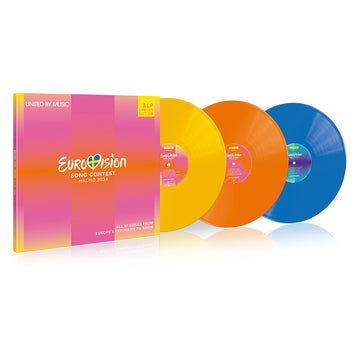 VARIOUS - Eurovision Song Contest Malmö 2024 - 3LP - Yellow / Orange / Blue Vinyl