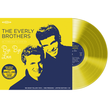 The Everly Brothers - Bye Bye Love - 1LP + 1 CD - Translucent Yellow 180g Vinyl + CD  [Record Store Day 2026]