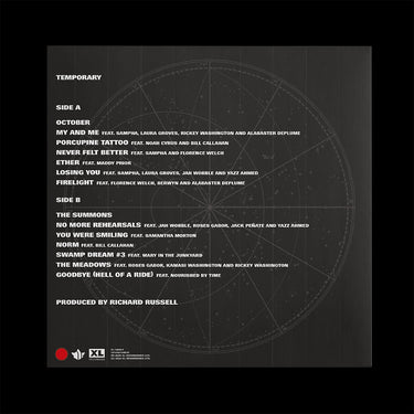 EVERYTHING IS RECORDED - Temporary - LP - Red Vinyl