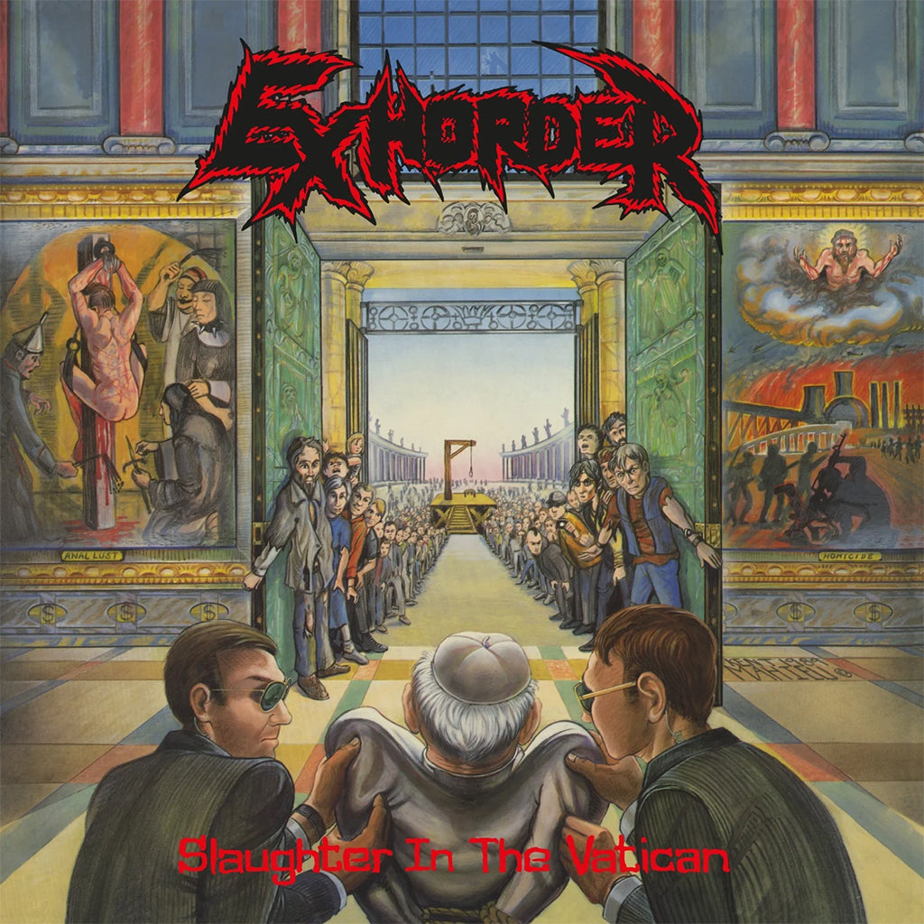 EXHORDER - Slaughter In The Vatican (2024 Reissue) - LP - 180g Crystal Clear & Black Marbled Vinyl