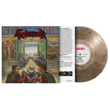 EXHORDER - Slaughter In The Vatican (2024 Reissue) - LP - 180g Crystal Clear & Black Marbled Vinyl