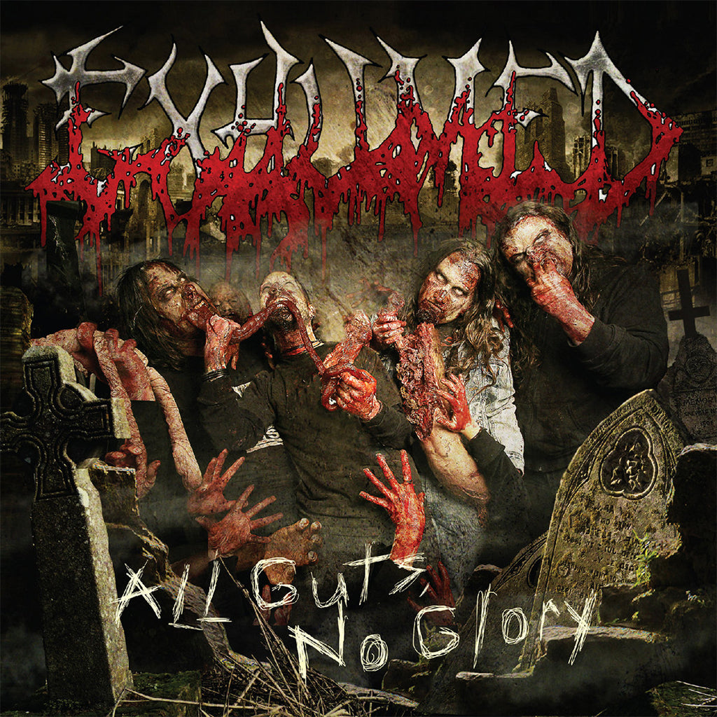 EXHUMED - All Guts, No Glory (2024 Reissue) - LP - Swamp Green with Splatter Vinyl [MAY 10]