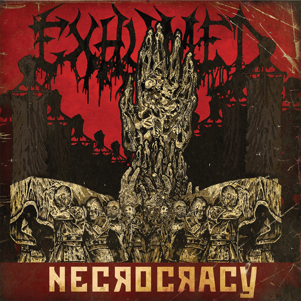 EXHUMED - Necrocracy (2024 Reissue) - LP - Blood Red with Splatter Vinyl