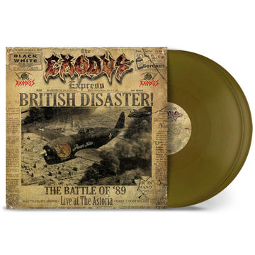 EXODUS - British Disaster: The Battle Of ‘89 (Live At The Astoria) - 2LP - Gold Vinyl