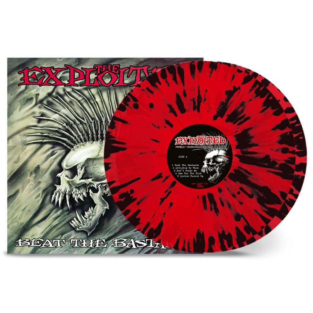 THE EXPLOITED - Beat The Bastards (2024 Reissue) - 2LP - Transparent Red with Black Splatter Vinyl [APR 26]