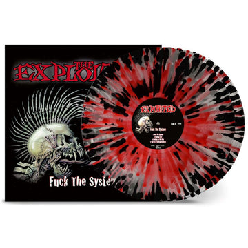 THE EXPLOITED - Fuck The System (2024 Reissue) - 2LP - Clear with Red and Black Splatter Vinyl