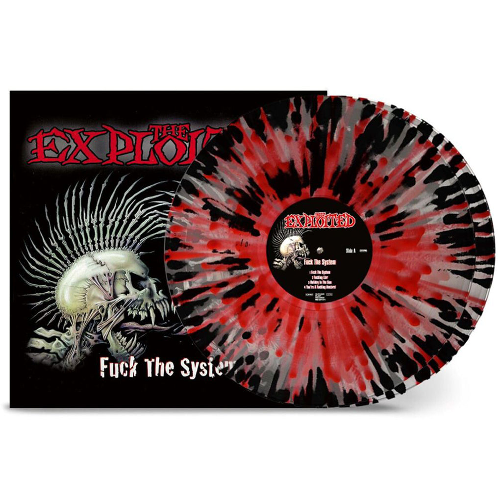 THE EXPLOITED - Fuck The System (2024 Reissue) - 2LP - Clear with Red and Black Splatter Vinyl [APR 26]