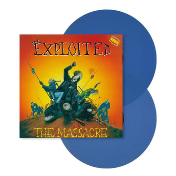 THE EXPLOITED - The Massacre (Special Edition) - 2LP - Transparent Blue Vinyl
