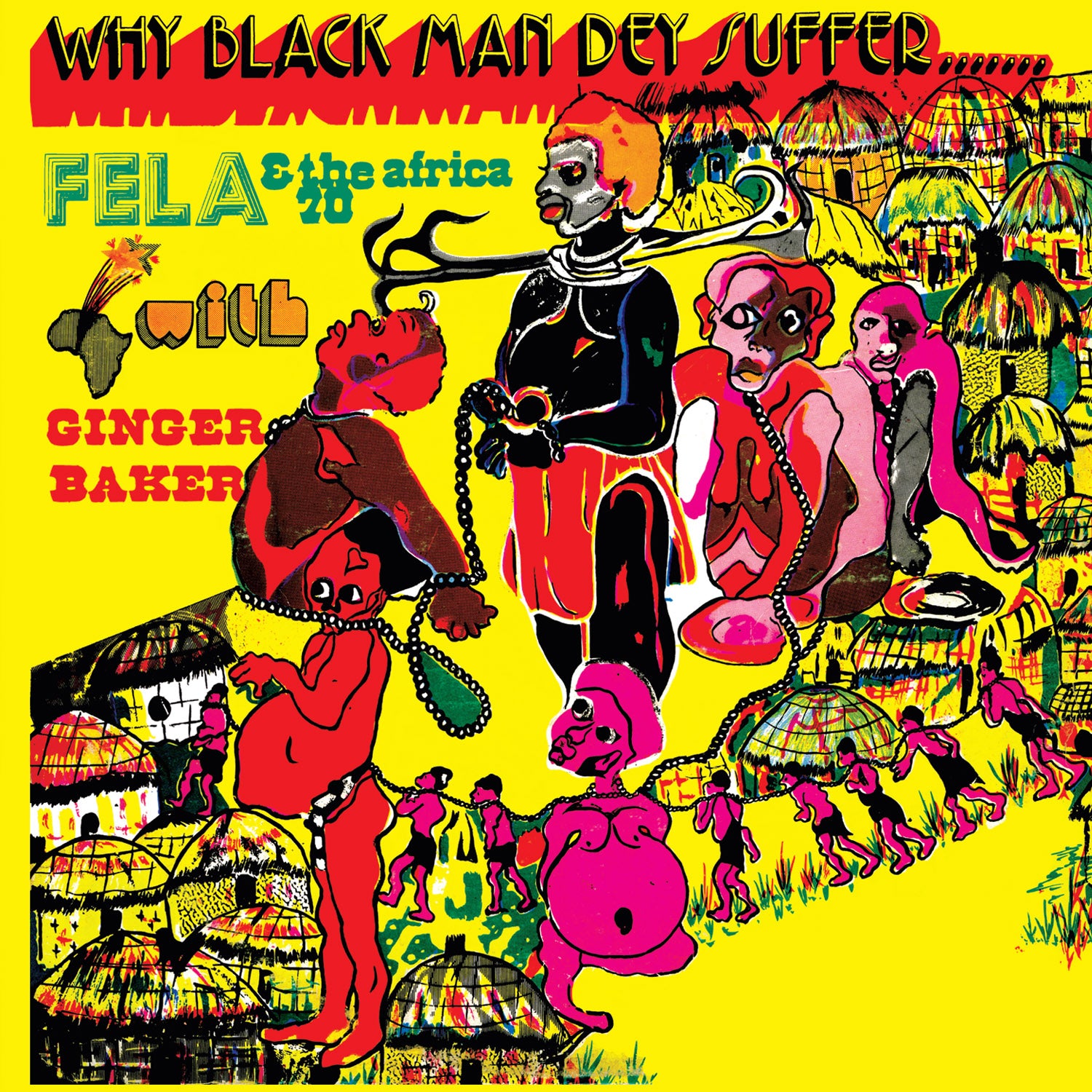FELA KUTI - Why Black Man Dey Suffer - LP - Translucent Yellow Vinyl