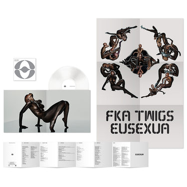FKA twigs - EUSEXUA (with logo sticker, lyrics booklet and poster) - LP - Crystal Clear Vinyl