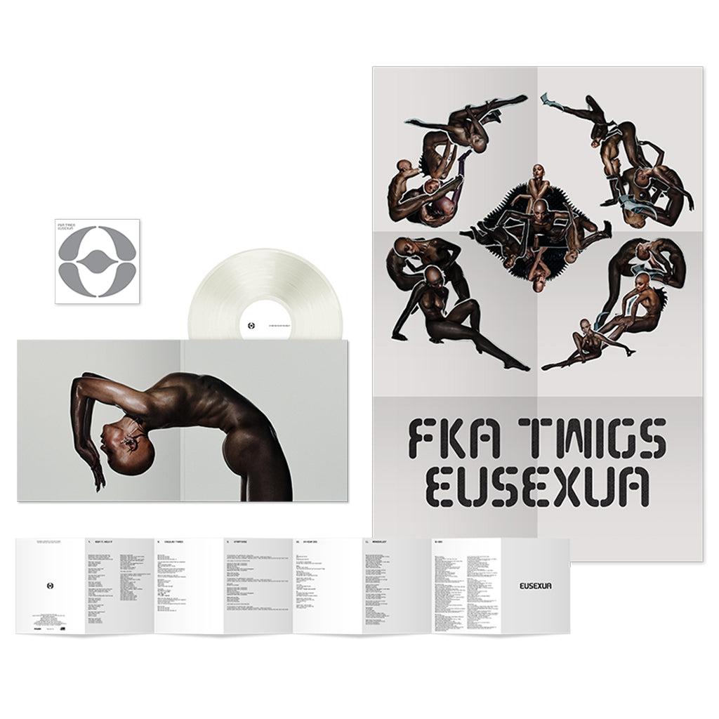 FKA twigs - EUSEXUA (with logo sticker, lyrics booklet and poster) - LP - Milky Clear Vinyl