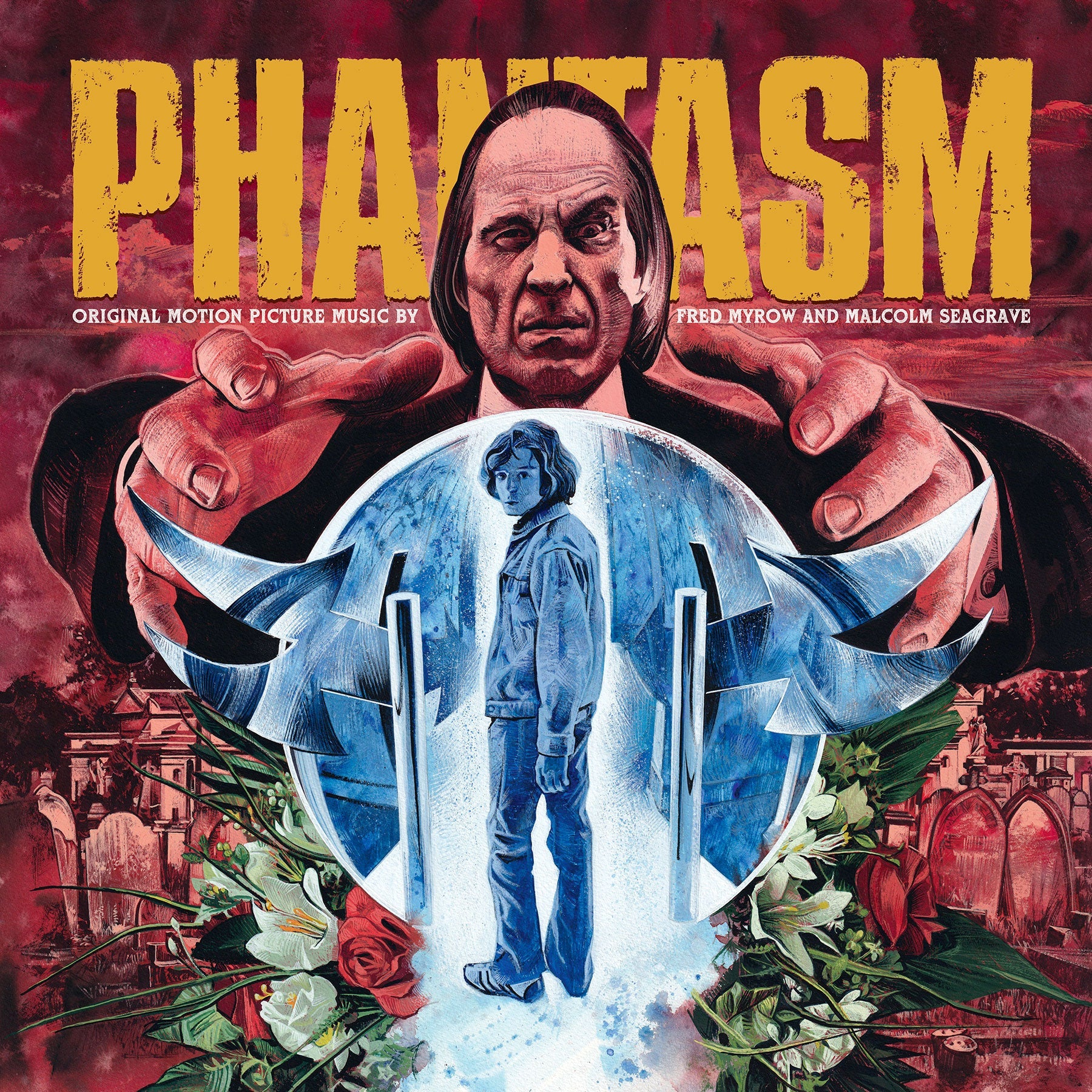 FRED MYROW, MALCOLM SEAGRAVE - Phantasm (Original Score) - 3LP - Metallic Silver Vinyl [MAR 7]