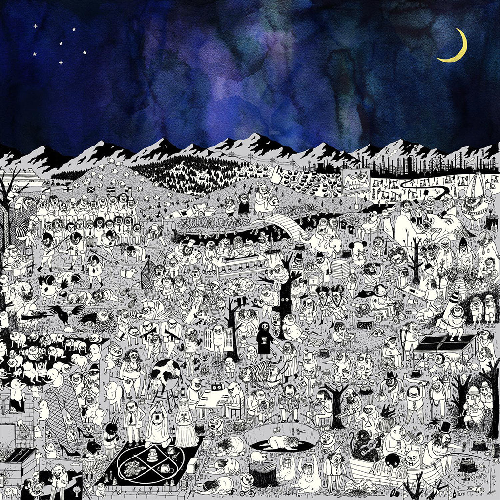 FATHER JOHN MISTY - Pure Comedy (10th Anniversary Sub Pop Reissue) - 2LP - Blue & White Corona Coloured Vinyl [MAR 27]