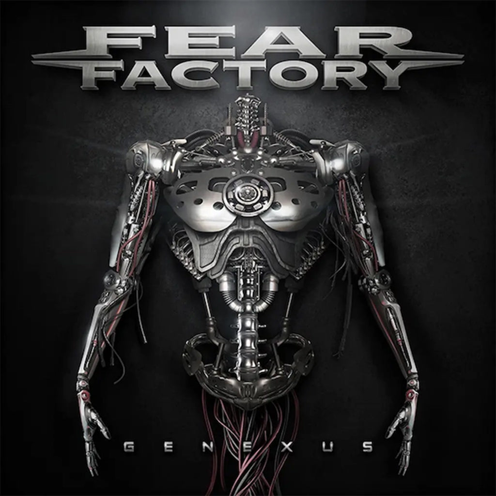 FEAR FACTORY - Genexus (2023 Reissue) - 2LP - Crystal Clear with Black White Splatter Vinyl