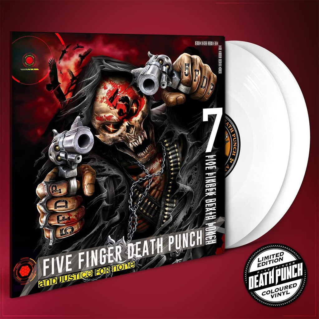 FIVE FINGER DEATH PUNCH - And Justice For None (2023 Reissue) - 2LP - White Vinyl
