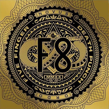 FIVE FINGER DEATH PUNCH - F8 (2023 Repress) - 2LP - Gold Vinyl [NOV 10]