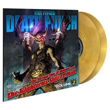 FIVE FINGER DEATH PUNCH - The Wrong Side Of Heaven And The Righteous Side Of Hell, Volume 2 (2023 Reissue) - 2LP - Gold Vinyl