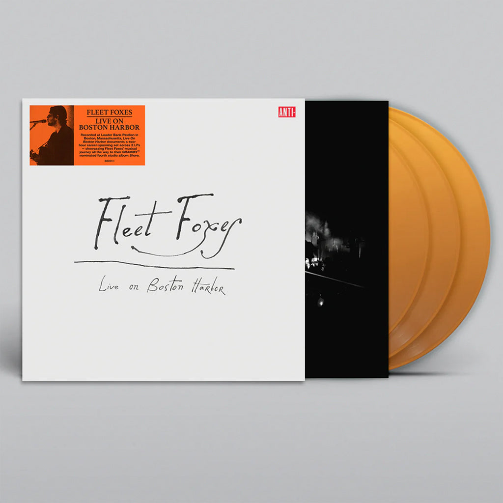 FLEET FOXES - Fleet Foxes Live On Boston Harbour (Repress) - 3LP - Peach Coloured Vinyl [DEC 13]