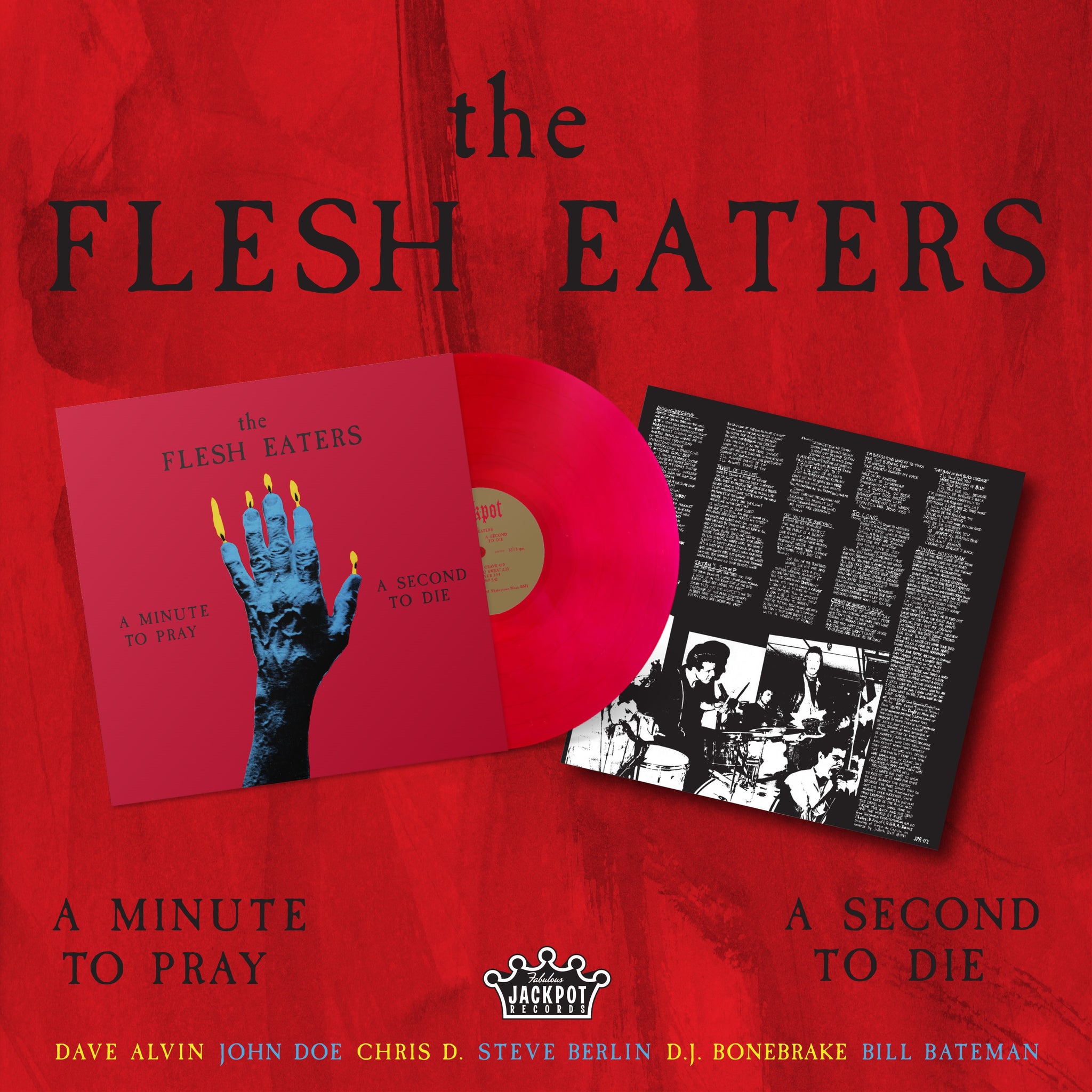 THE FLESH EATERS - A Minute To Pray A Second To Die - LP - Ruby Red Vinyl [APR 19]