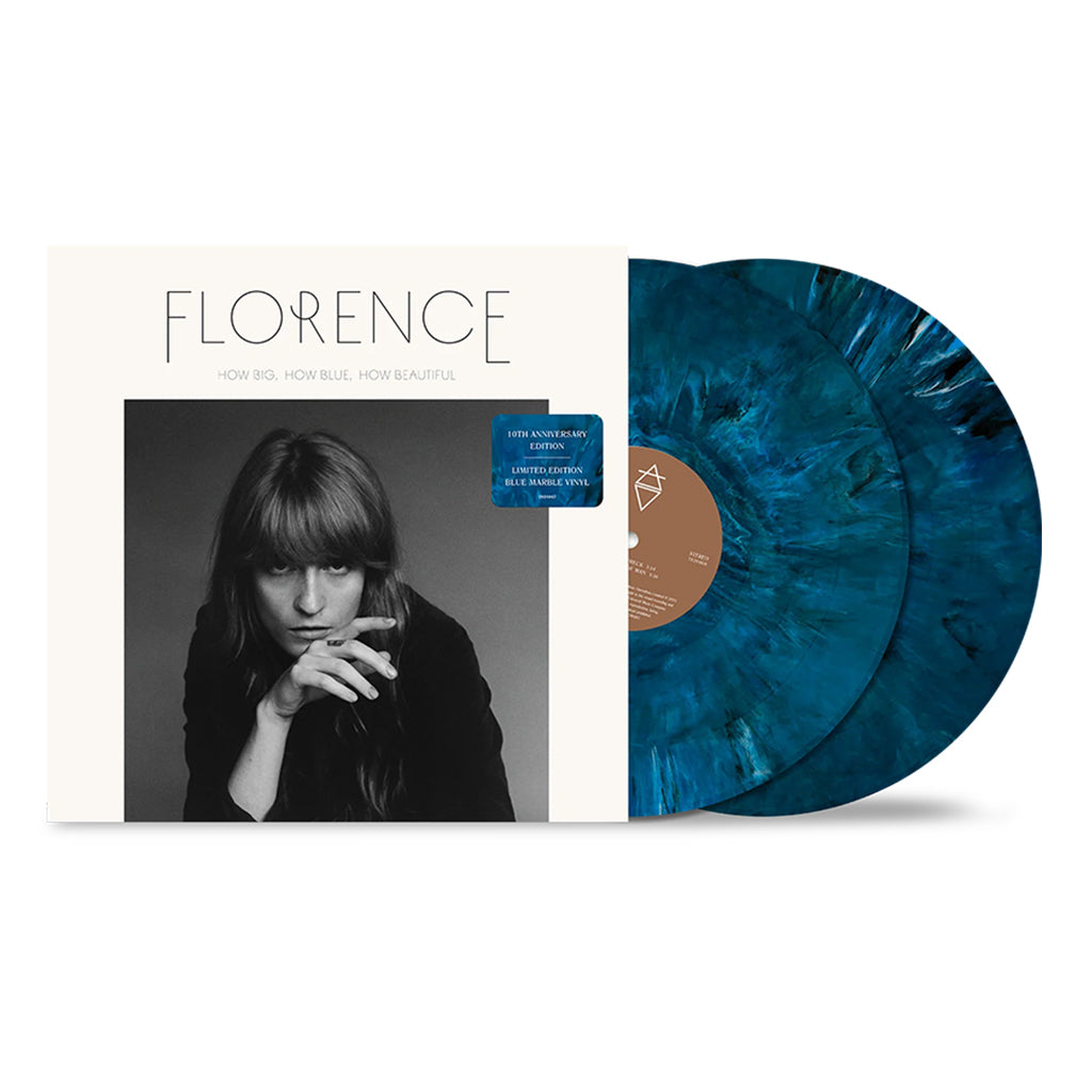 FLORENCE + THE MACHINE - How Big, How Blue, How Beautiful (10th Anniversary Edition) - 2LP - Blue Marble Vinyl [AUG 29]