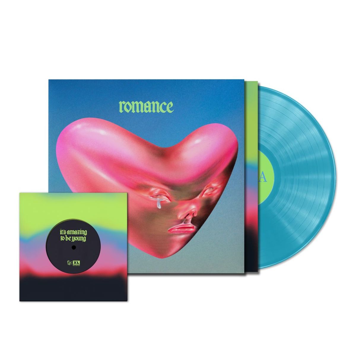FONTAINES D.C. - Romance (Bonus Edition) - LP - Turquoise Blue