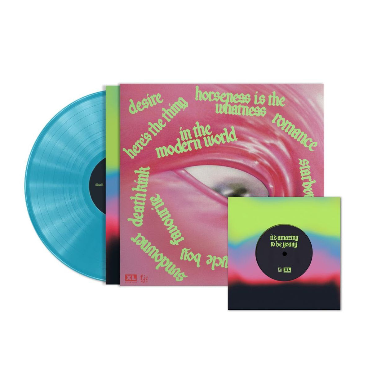 FONTAINES D.C. - Romance (Bonus Edition) - LP - Turquoise Blue