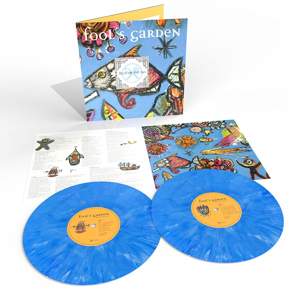 FOOL'S GARDEN - Dish Of The Day (30th Anniversary Deluxe Edition) - 2LP - Blue & White Marble Vinyl [OCT 24]