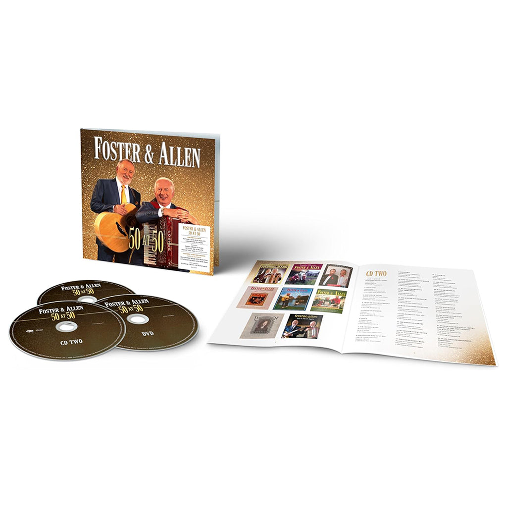 FOSTER AND ALLEN - 50 At 50 - Deluxe Gatefold 2CD + DVD [FEB 28]