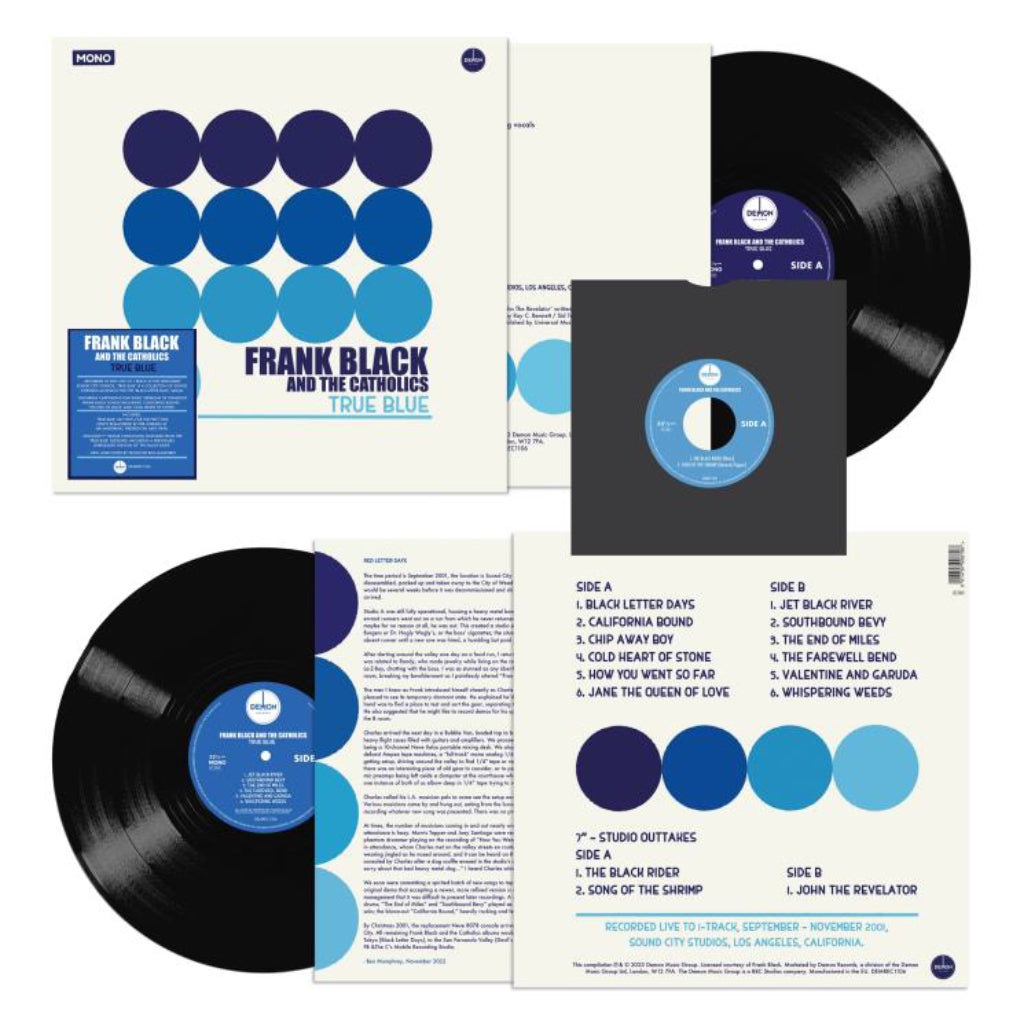 FRANK BLACK AND THE CATHOLICS - True Blue - LP - Vinyl with Bonus 7''