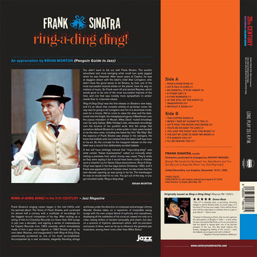 FRANK SINATRA - Ring-A-Ding Ding! (Reissue w/ 4 Bonus tracks) - LP - 180g Blue Vinyl