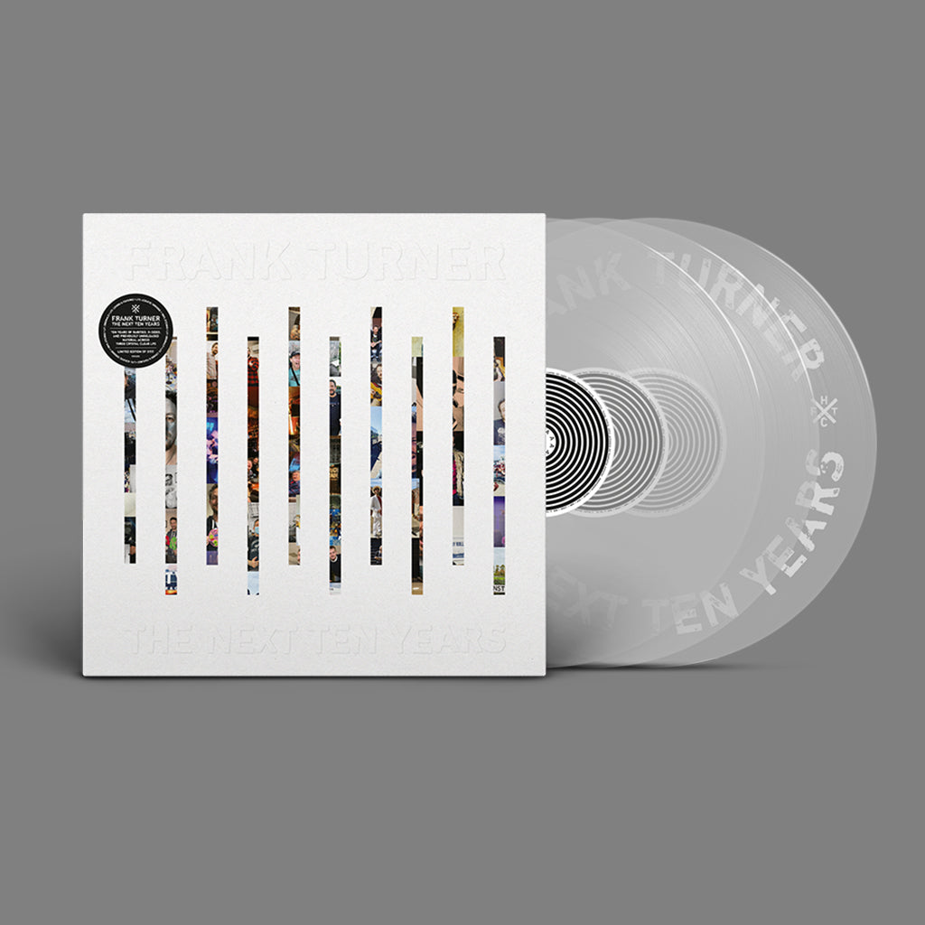 FRANK TURNER - The Next 10 Years - 3LP (w/ Etching) - Clear Vinyl [NOV 7]