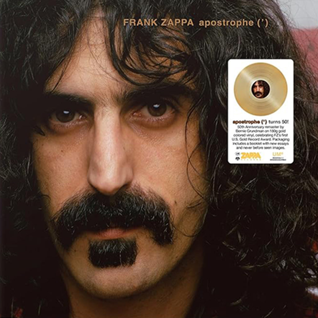 FRANK ZAPPA - Apostrophe - 50th Anniversary Edition - LP - 180g Metallic Gold Vinyl [SEP 13]