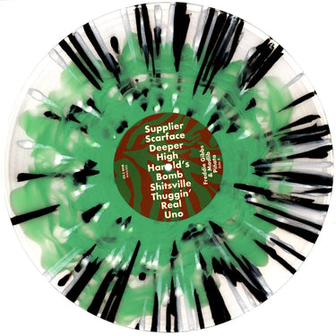 FREDDIE GIBBS & MADLIB - Pinata - (10th Anniversary Edition w/ Poster) [Repress] - LP - Green in Clear w/ Black & White Splatter Vinyl