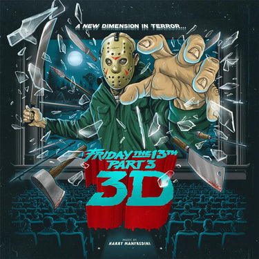 HARRY MANFREDINI - Friday The 13th Part III (Original Soundtrack) [in 3D Lenticular Sleeve] - 2LP - Deluxe 180g Coloured Vinyl [SEP 12]