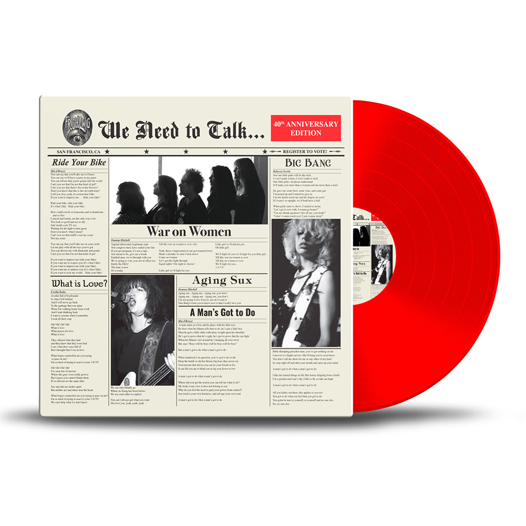 FRIGHTWIG - We Need To Talk… - LP - Red Vinyl + Bonus  Colour 7” [FEB 23]