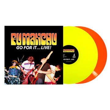 FU MANCHU - Go For It...Live! (20th Anniversary) - 2LP - Neon Orange / Neon Yellow Vinyl