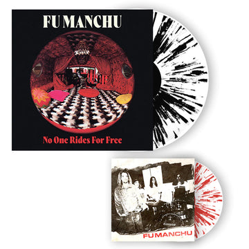 FU MANCHU - No One Rides For Free (Repress) - LP - White with Black Splatter Vinyl + Bonus 7''' on Red with White Splatter Vinyl