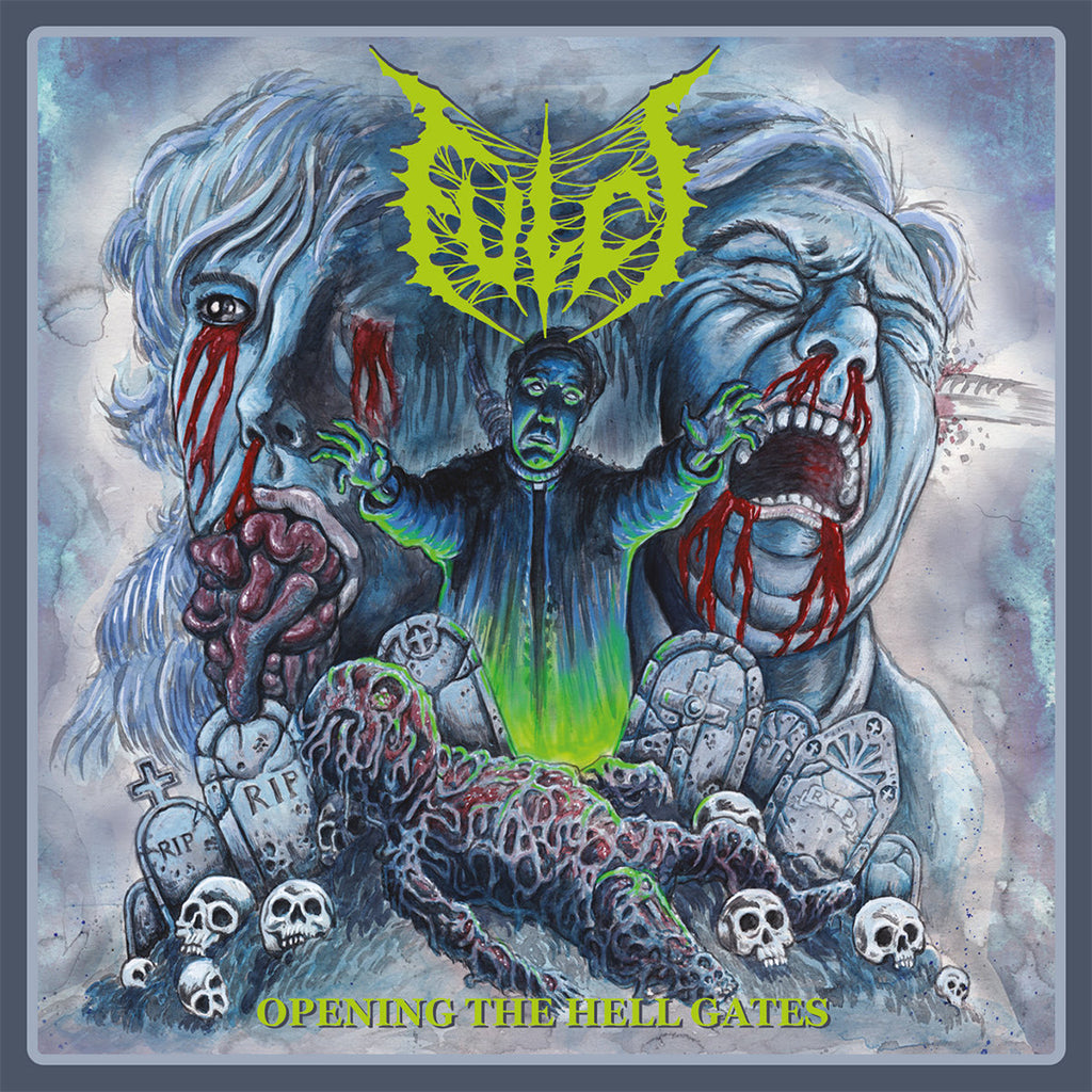 FULCI - Opening The Hell Gates (Remastered w/ bonus track) - LP - 'Dunwich Spinner' Blue & White Colour Vinyl [NOV 29]