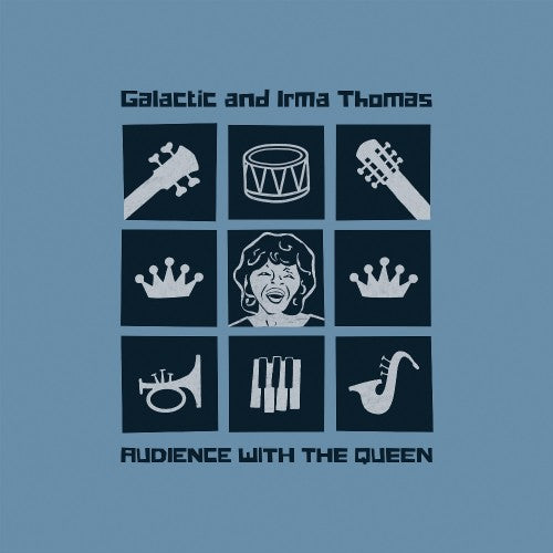 GALACTIC AND IRMA THOMAS - Audience With the Queen - LP - Sky Blue & Gold Vinyl