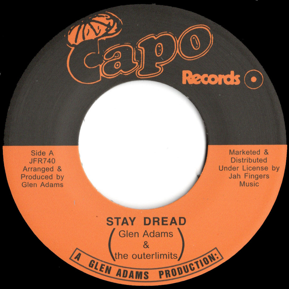 GLEN ADAMS & OUTERLIMITS - STAY DREAD - 7" - Vinyl [MAR 14]