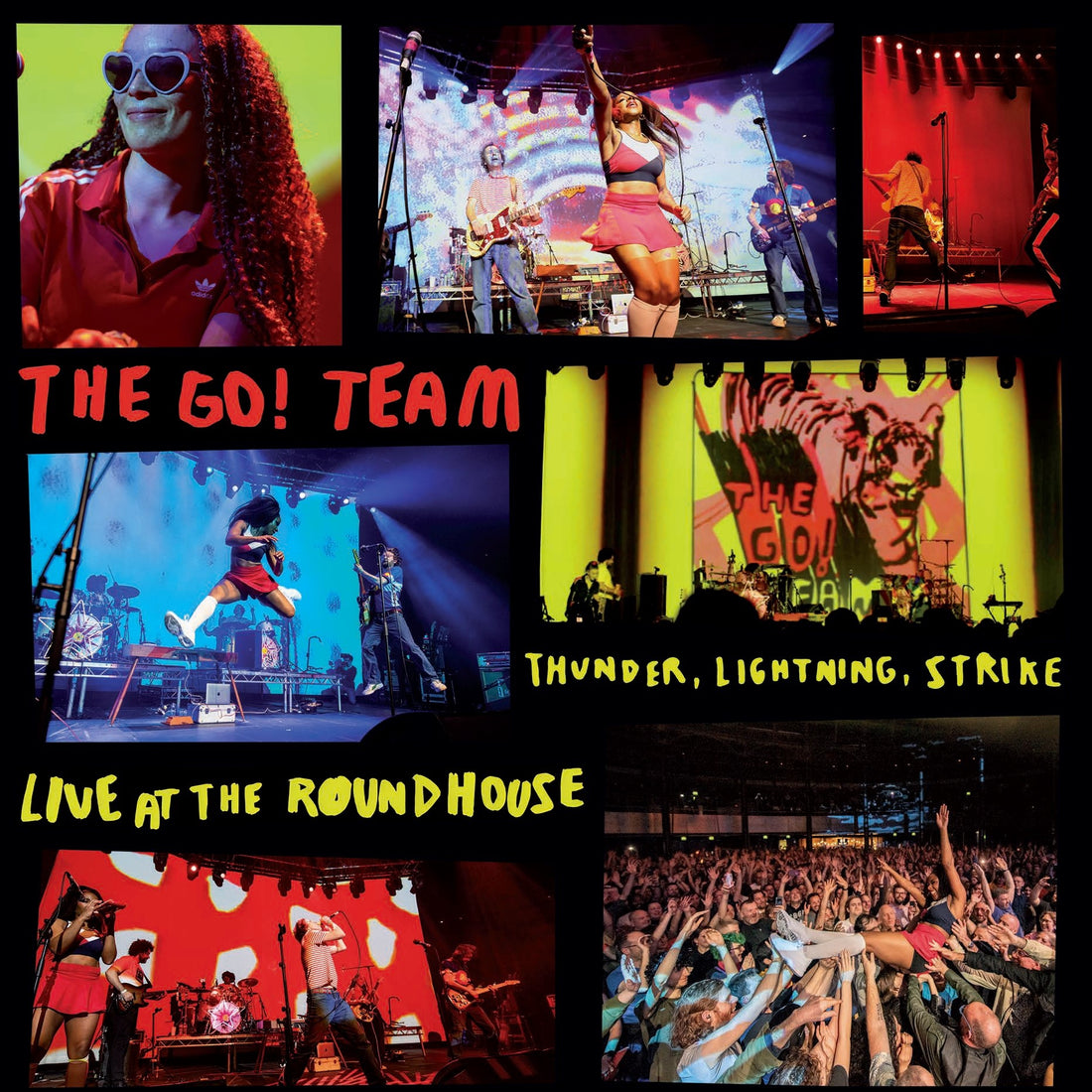 The Go! Team - Thunder, Lightning, Strike - Live from the Roundhouse - 12" Neon Yellow Vinyl  [RSD Black Friday 2025]