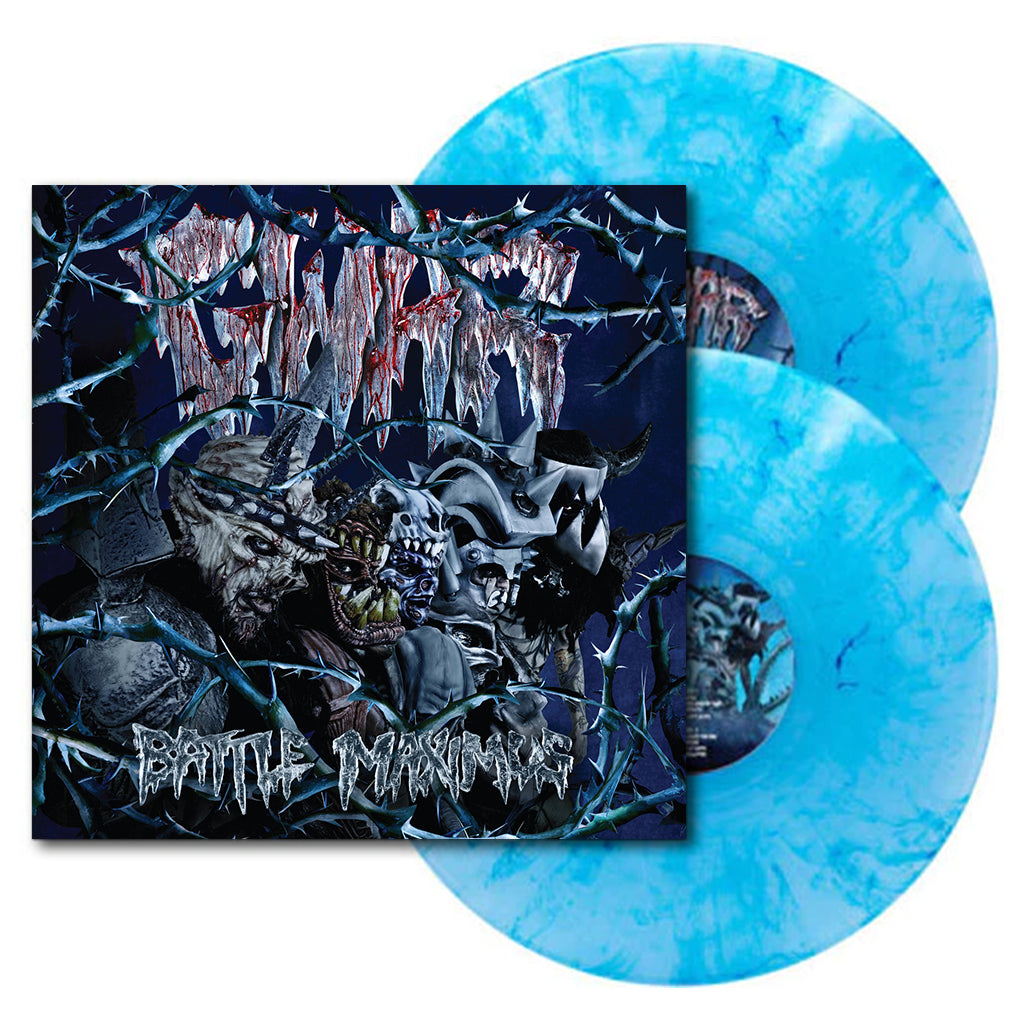 GWAR - Battle Maximus (10th Anniversary Edition) - 2LP - Crystal Blue With Dark Blue Swirl Vinyl [SEP 1]