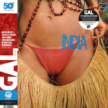 GAL COSTA - India (50th Anniversary Half-Speed Master Edition with A2 Poster) - LP - Vinyl