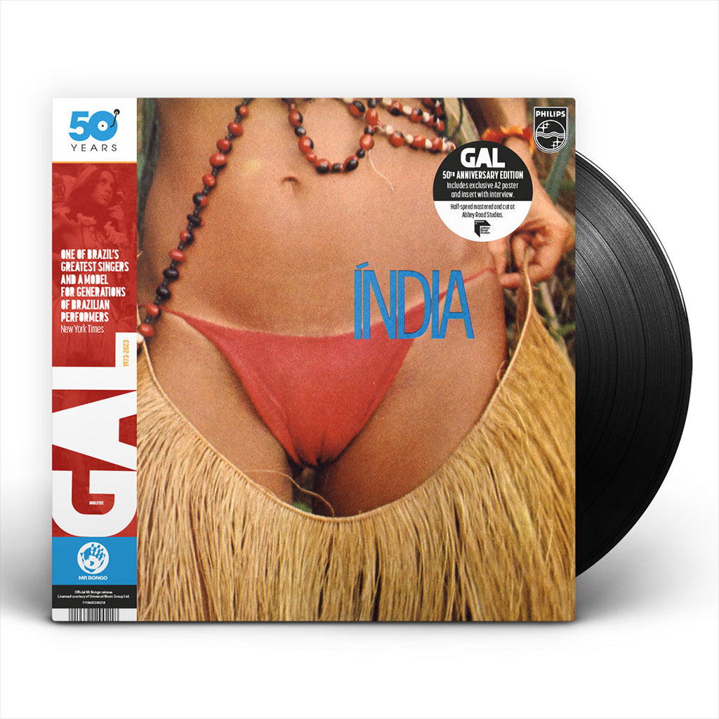 GAL COSTA - India (50th Anniversary Half-Speed Master Edition with A2 Poster) - LP - Vinyl