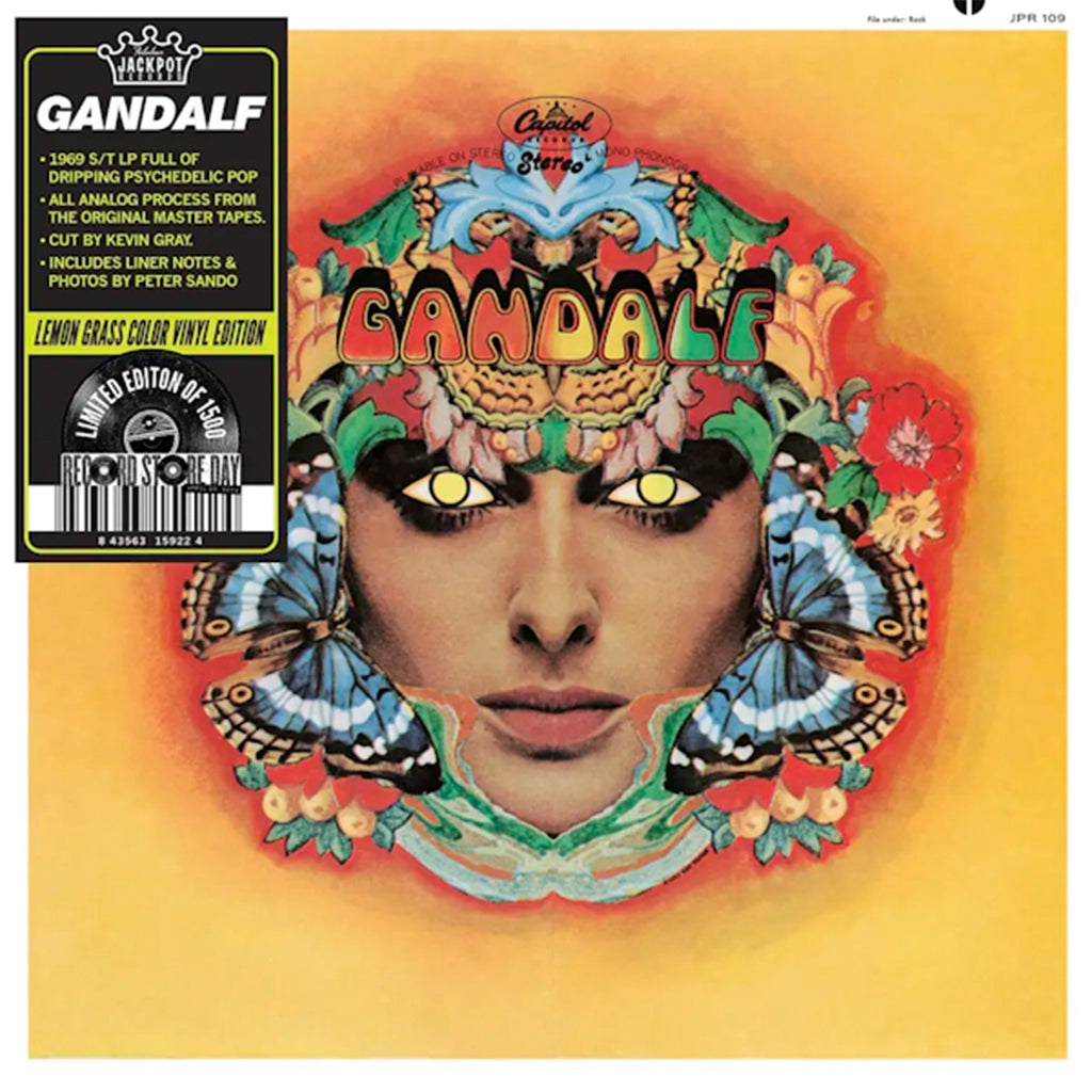 GANDALF - Gandalf - LP - Lemon Grass Colour Vinyl [RSD 2024]