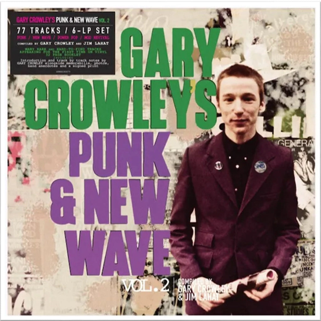 VARIOUS - Gary Crowley’s Punk & New Wave Vol. 2 (w/ SIGNED Insert) - 6LP - Black Vinyl Box Set