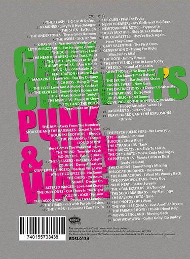 VARIOUS - Gary Crowley’s Punk & New Wave Vol. 2 - 4CD Media Book [MAY 19]