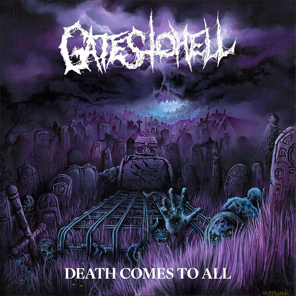 GATES OF HELL - Death Comes To All - LP - Purple & White Swirl Vinyl [MAR 21]