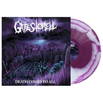 GATES OF HELL - Death Comes To All - LP - Purple & White Swirl Vinyl [MAR 21]